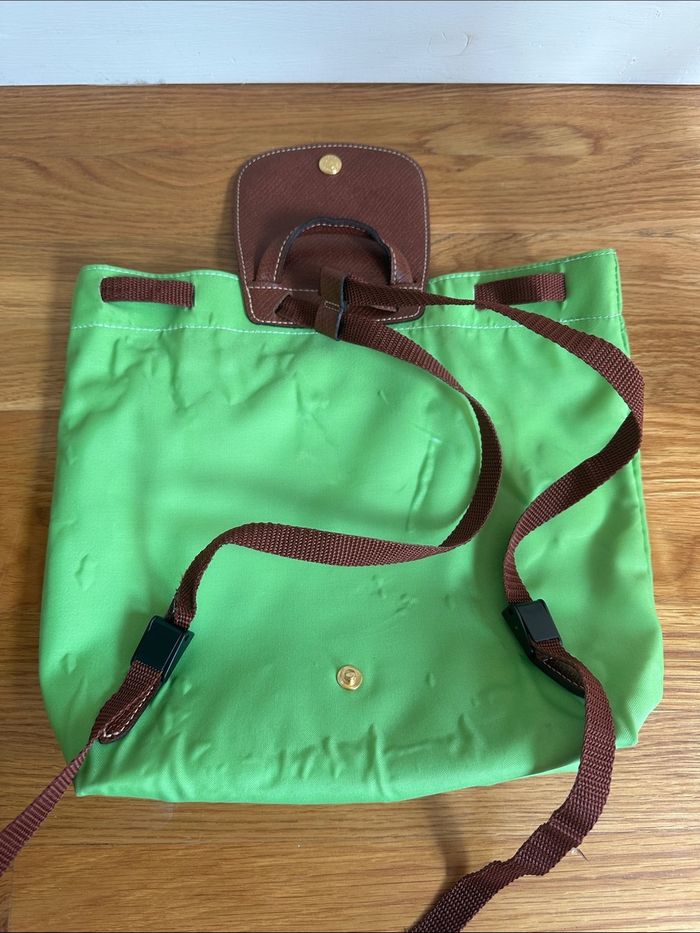 Lime green longchamp backpack - Picture 14 of 14